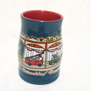 Dusseldorf Burgplatz Blue Merry Go Round Carousel Coffee Mug 8 oz Mohaba GmbH